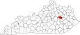 Powell County Map Kentucky Locator