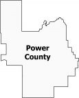 Power County Map Idaho