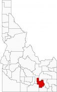 Power County Map Idaho Locator