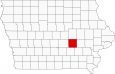 Poweshiek County Map Iowa Locator