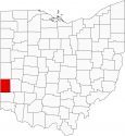 Preble County Map Ohio Locator