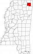 Prentiss County Map Mississippi Locator