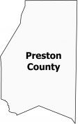 Preston County Map West Virginia