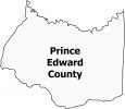 Prince Edward County Map Virginia