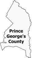 Prince George&#039;s County Map Maryland