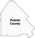 Pulaski County Map Georgia