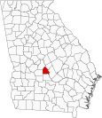 Pulaski County Map Georgia Locator