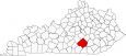 Pulaski County Map Kentucky Locator