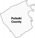 Pulaski County Map Virginia