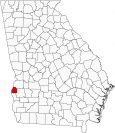 Quitman County Map Georgia Locator