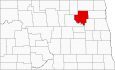 Ramsey County Map North Dakota Locator