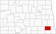 Ransom County Map North Dakota Locator