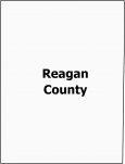 Reagan County Map Texas