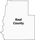 Real County Map Texas