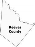Reeves County Map Texas