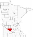 Renville County Map Minnesota Locator