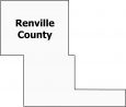 Renville County Map North Dakota