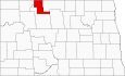 Renville County Map North Dakota Locator