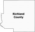 Richland County Map Illinois Locator