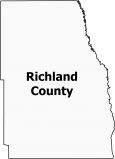 Richland County Map North Dakota