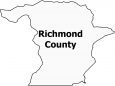 Richmond County Map North Carolina