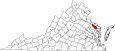 Richmond County Map Virginia Locator