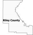 Riley County Map Kansas