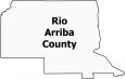 Rio Arriba County Map New Mexico