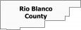 Rio Blanco County Map Colorado