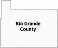 Rio Grande County Map Colorado