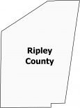 Ripley County Map Indiana