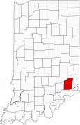 Ripley County Map Indiana Locator