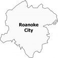 Roanoke City Map Virginia