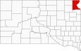 Roberts County Map South Dakota Locator
