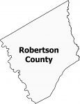 Robertson County Map Texas
