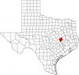 Robertson County Map Texas Locator