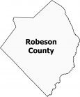 Robeson County Map North Carolina