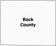 Rock County Map Wisconsin