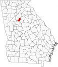 Rockdale County Map Georgia Locator