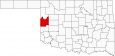 Roger Mills County Map Oklahoma Locator