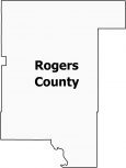 Rogers County Map Oklahoma