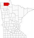 Roseau County Map Minnesota Locator