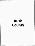 Rush County Map Indiana