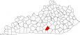 Russell County Map Kentucky Locator