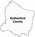 Rutherford County Map Tennessee