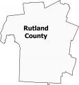 Rutland County Map Vermont