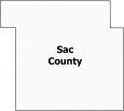 Sac County Map Iowa