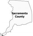 Sacramento County Map California
