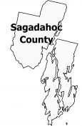 Sagadahoc County Map Maine
