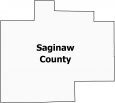 Saginaw County Map Michigan